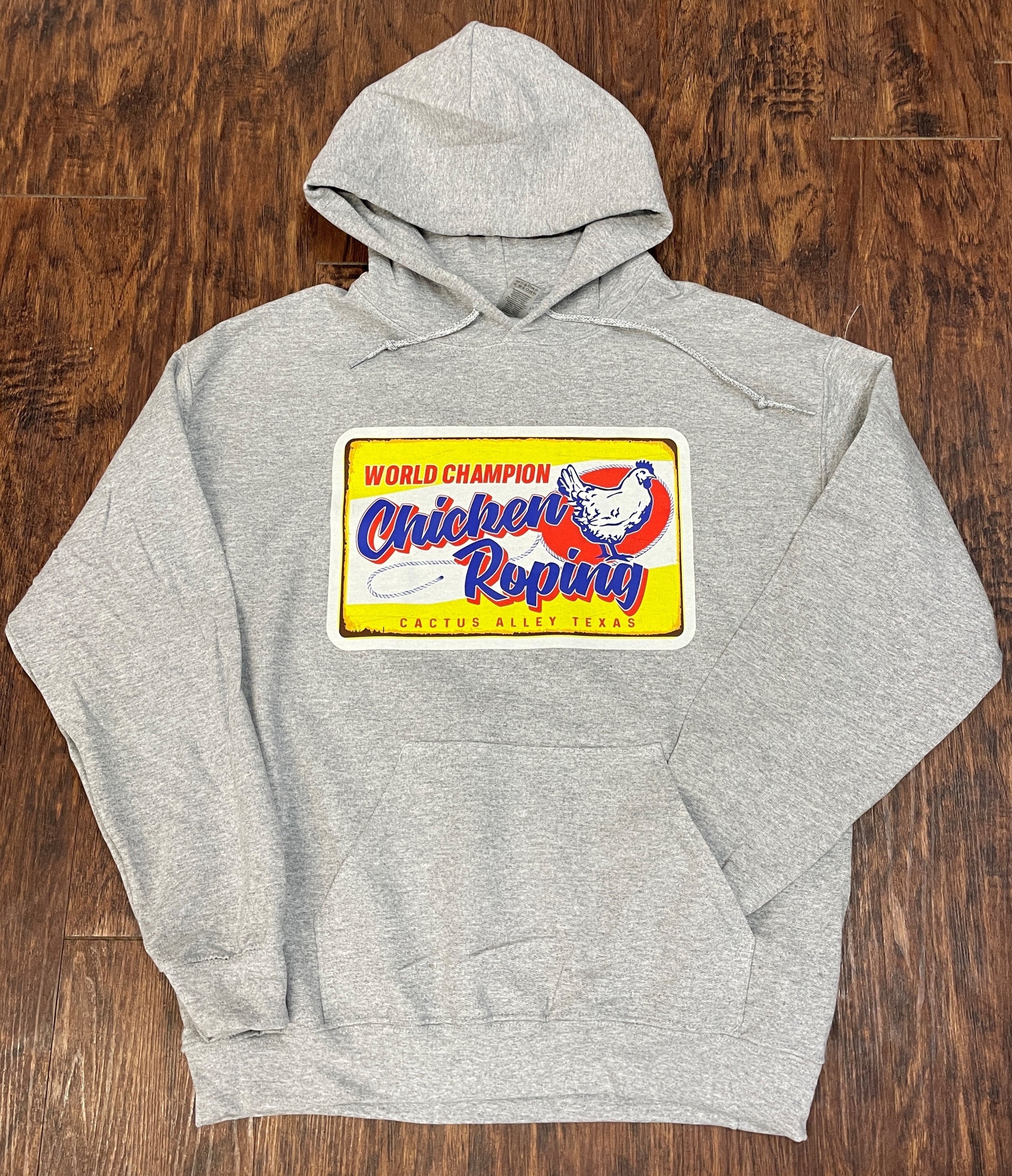 Chicken Choking - Sport Grey Adult Hoodie
