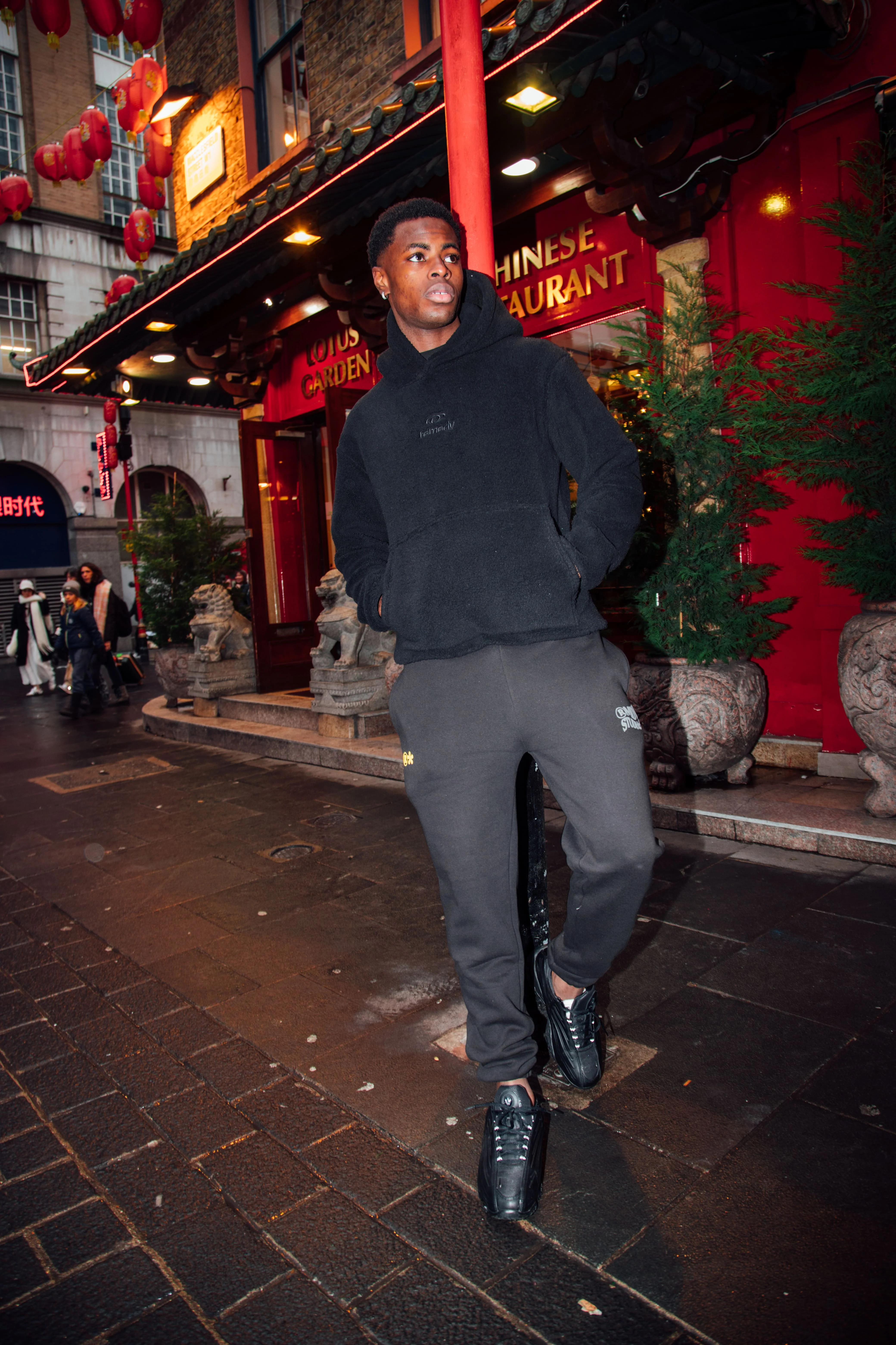 Black Remedy Sherpa Hoodie